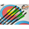 Стрела арбалетная карбоновая Centershot 22", латунный инсерт