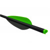 Стрела арбалетная микс карбон Centershot Toxic 16" Half Moon Nock