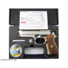 Пневматический пистолет Umarex Beretta M92 FS (никель, дерево)